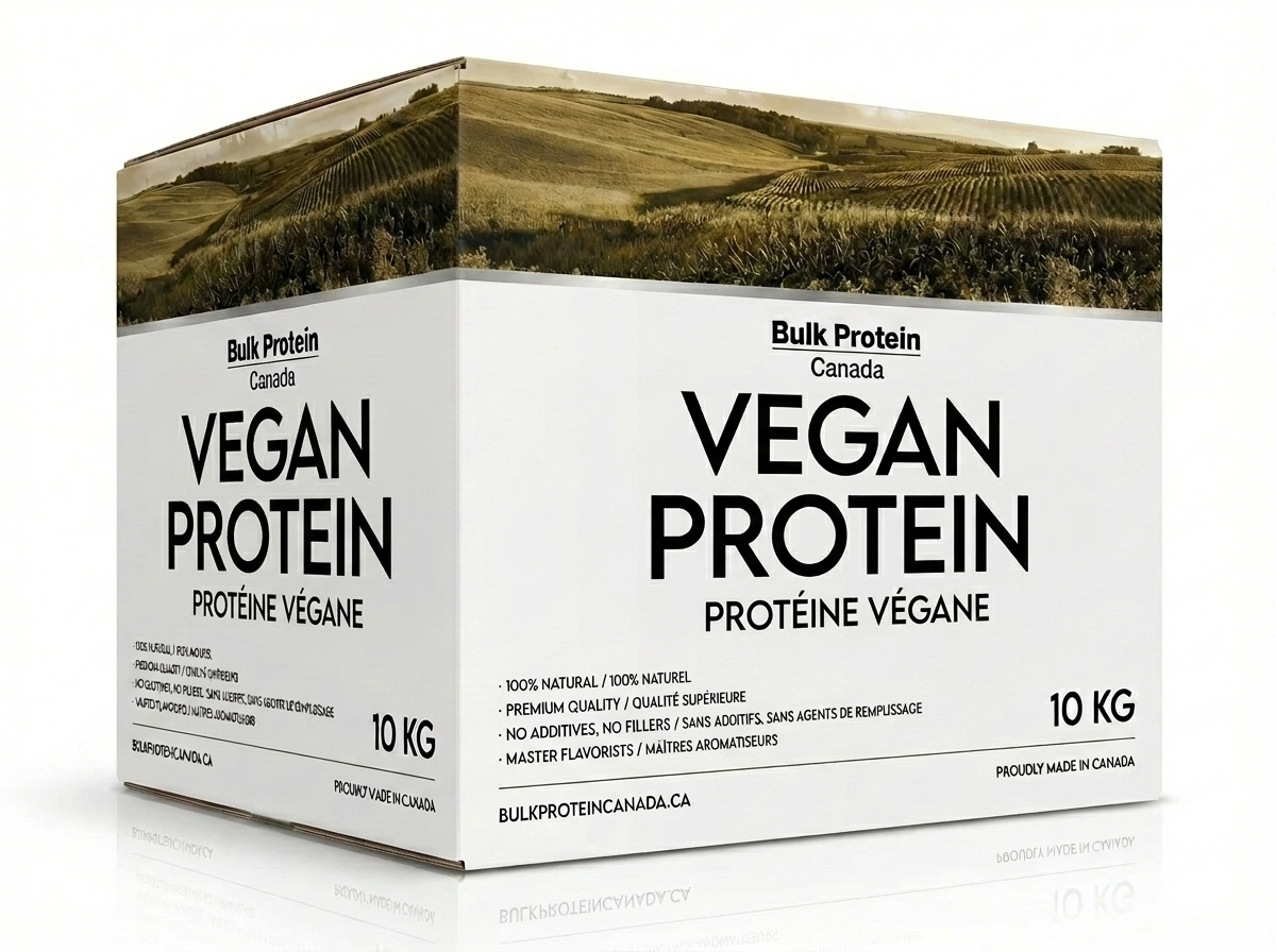 Bulk Vegan Pea Protein 10KG - Pro Bulk Box | Premium Canadian Powder
