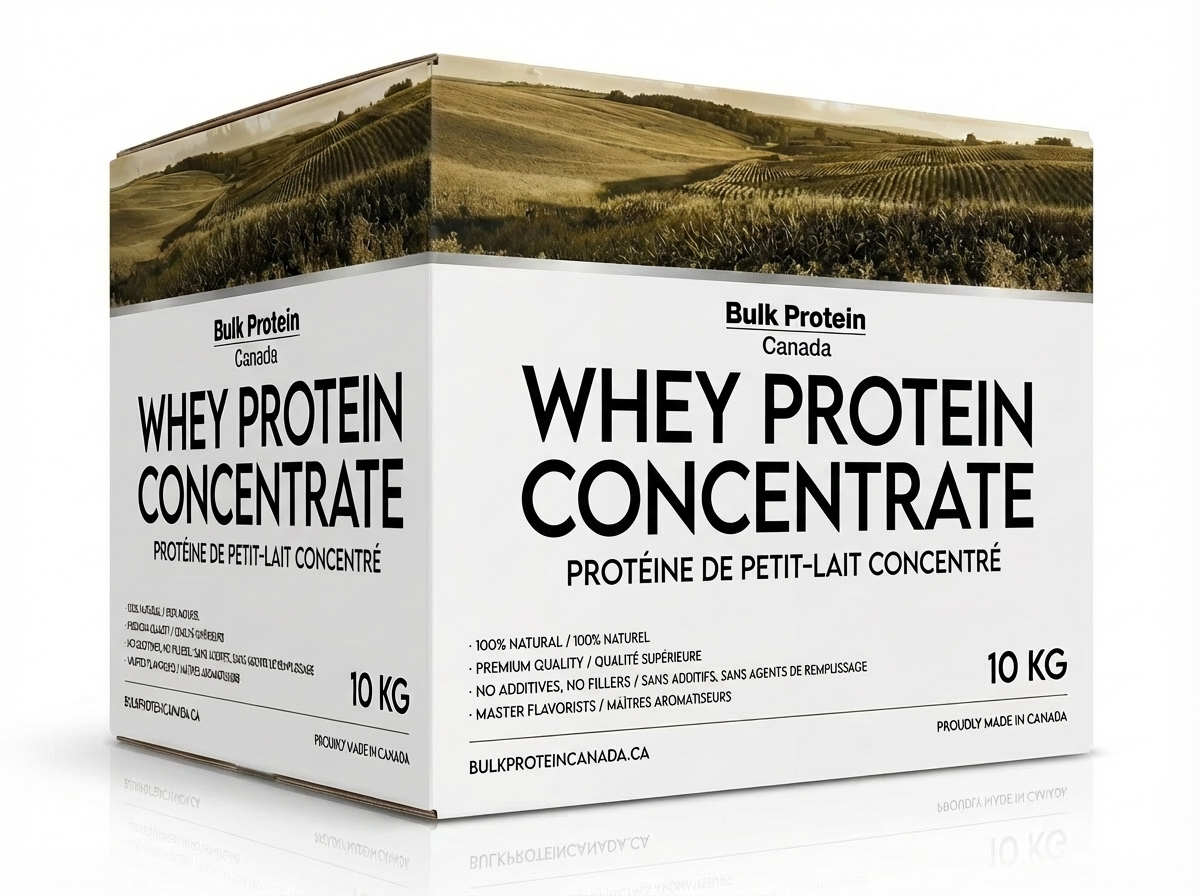 Bulk Whey Protein Concentrate 10KG - Pro Bulk Box | Premium Canadian Powder